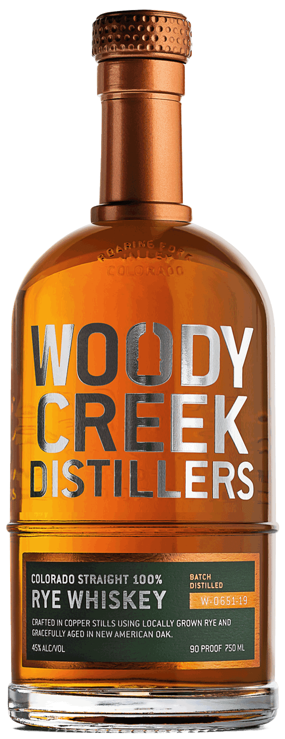 Woody Creek 100% Rye Whiskey 750 ml