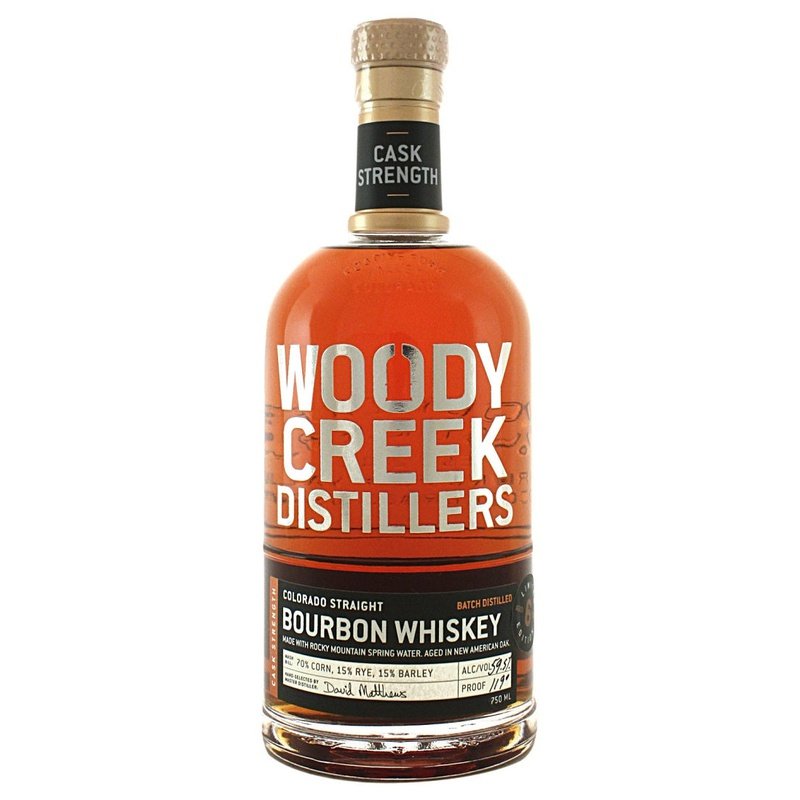 Woody Creek Distillers Limited Edition Cask Strength Colorado Straight Bourbon Whiskey 6 year 750 ml