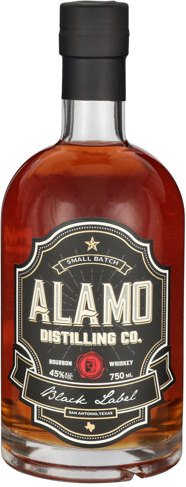 Alamo Black Label Bourbon Whiskey 750ml