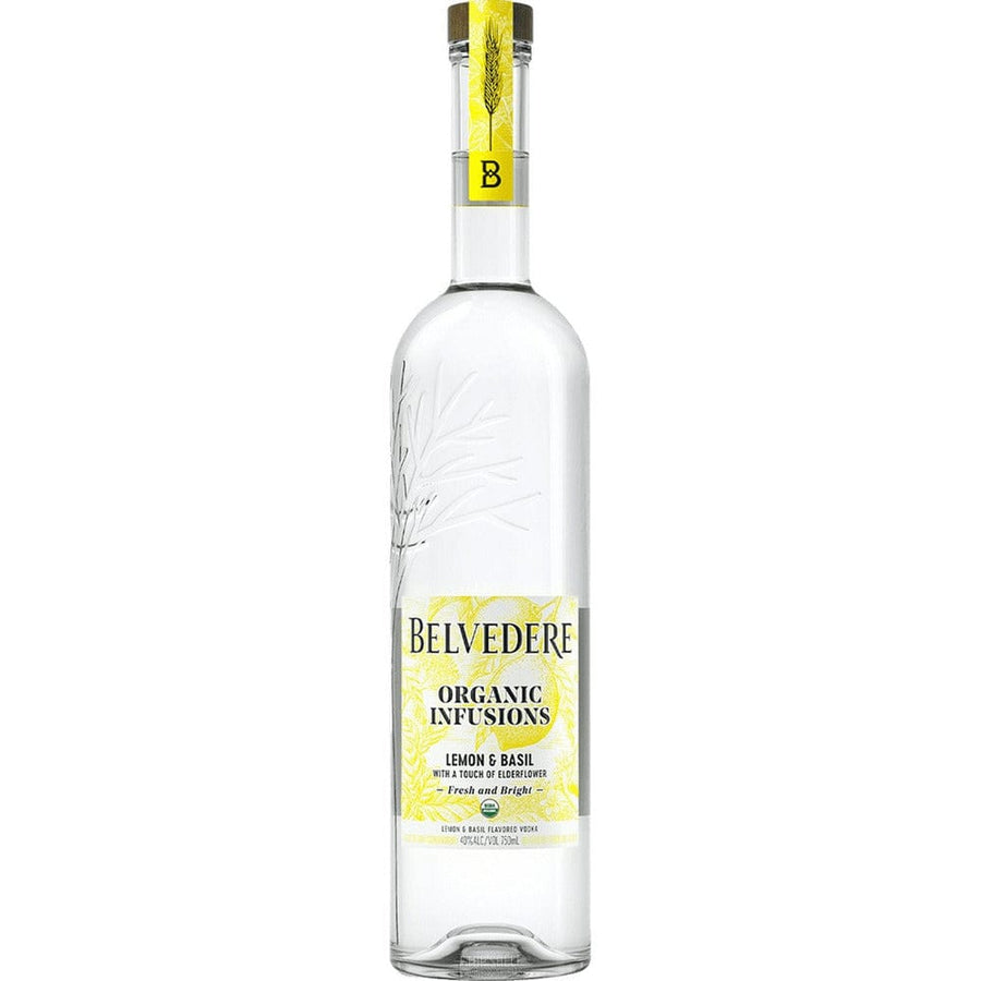Belvedere Organic Infusions Lemon & Basil 750 ml
