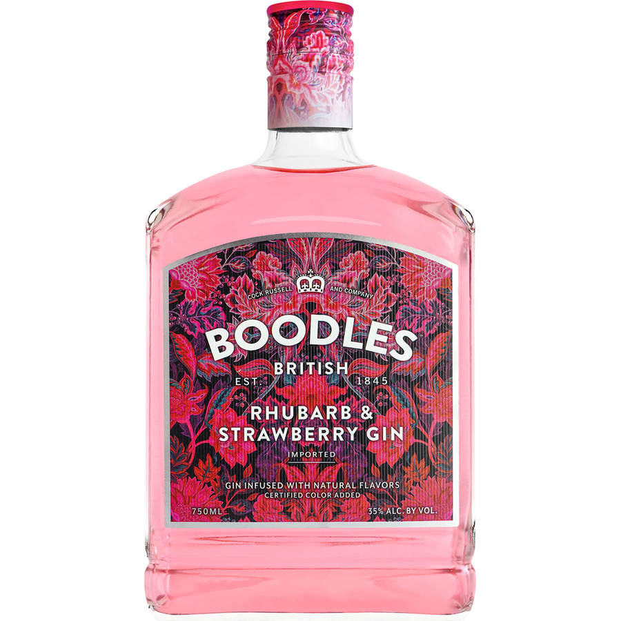 Boodles Rhubarb and Strawberry Gin 750 ml
