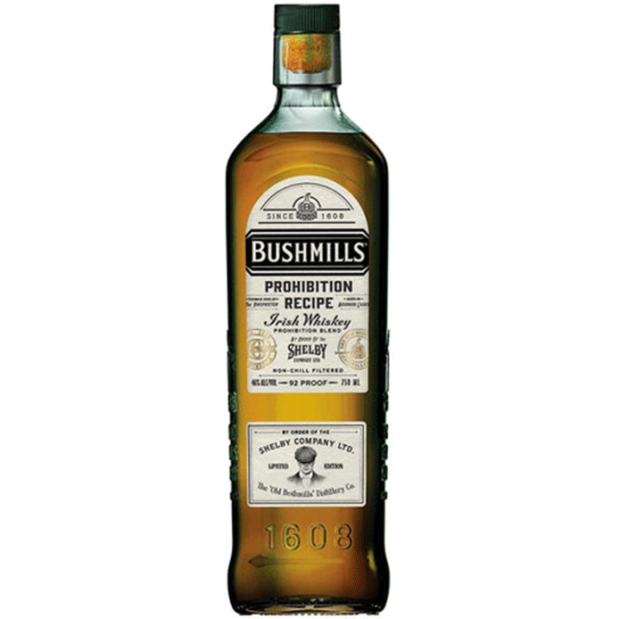 Bushmills Prohibition Recipe Irish Whiskey Limited Edition 750 ml