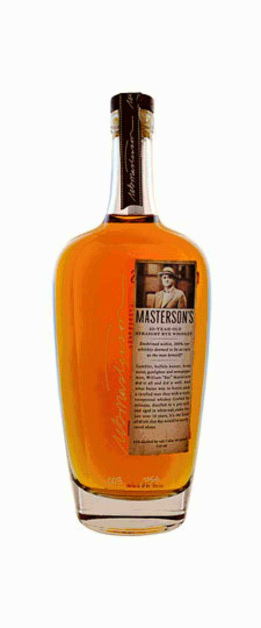 Masterson's 10 Year Old Straight Rye Whiskey 750 ml