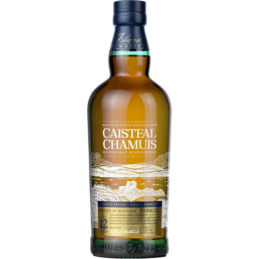 Caisteal Chamuis Heavily Peated Double Barreled Scotch 12 year 750 ml