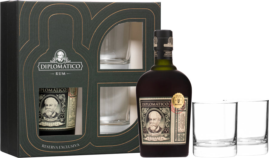 Diplomatico Reserva Exclusiva Rum /w gift set 750 ml
