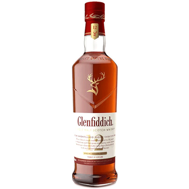 Glenfiddich 12 Year Single Malt Scotch Sherry Finished 12 year 750 ml