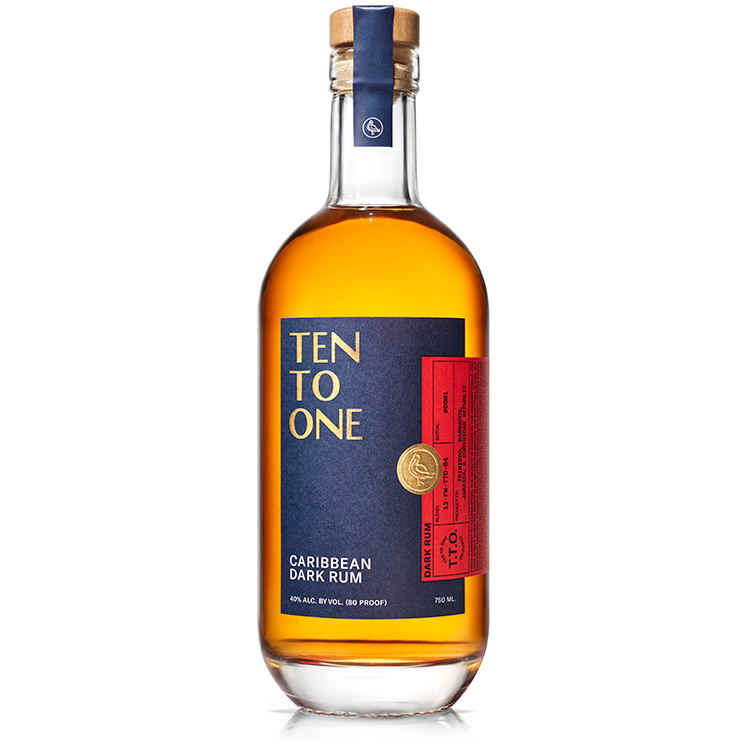 Ten To One Caribbean Dark Rum 750 ml
