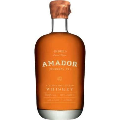 Amador Whiskey Co Limited Release Ten Barrels Small Batch Straight Hop-Flavored 750 ml