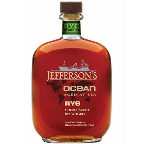 Jeffersons Voyage 26 Ocean Aged At Sea Double Barrel Rye 750 ml