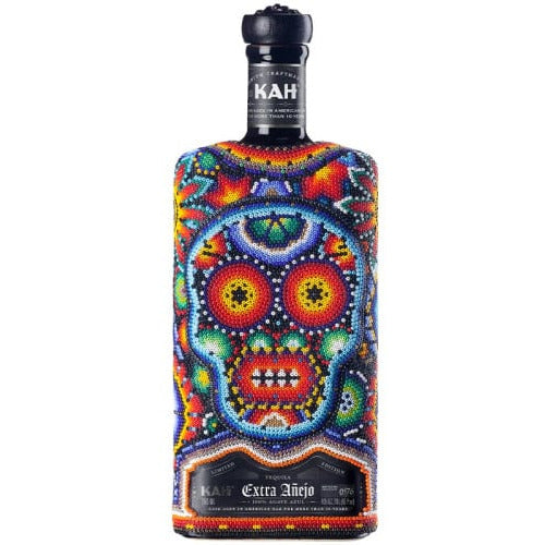 Kah Tequila Limited Edition Extra Anejo Huichol (Beaded) 750 ml