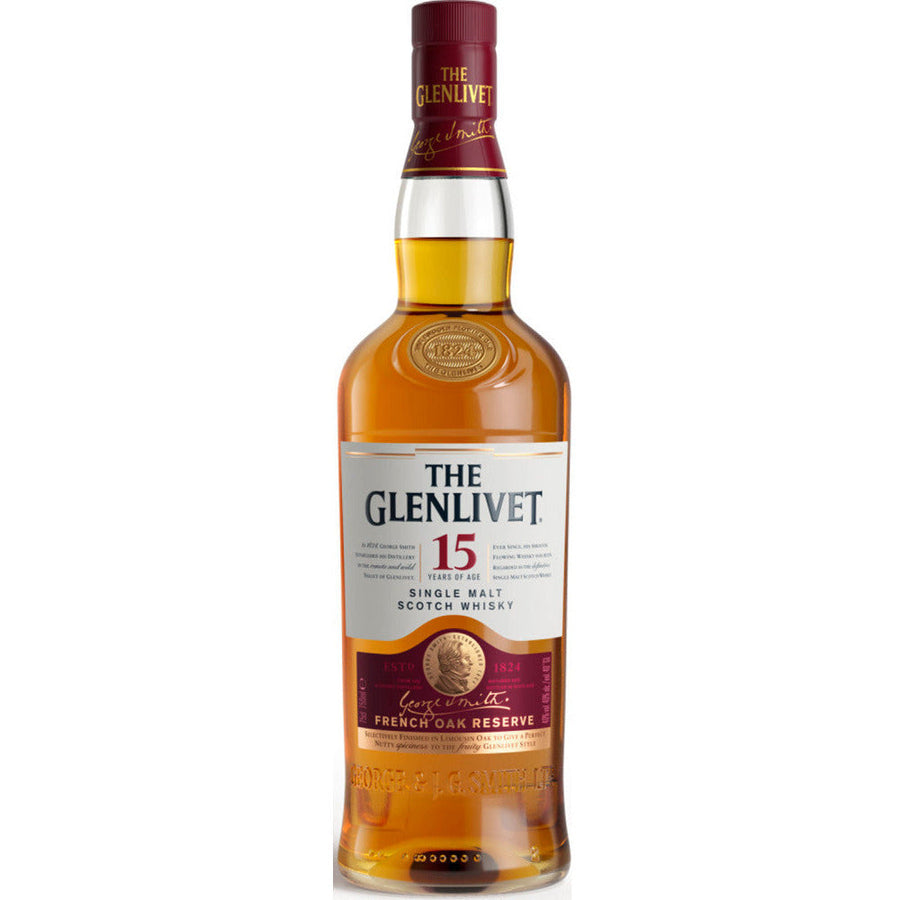 The Glenlivet 15 Years Single Malt Scotch 750 ml