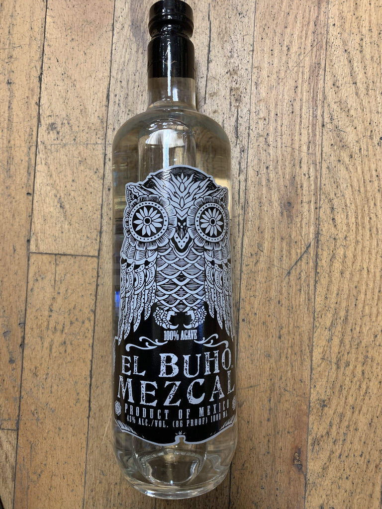 El Buho Espadin Mezcal Artesanal Joven 1L