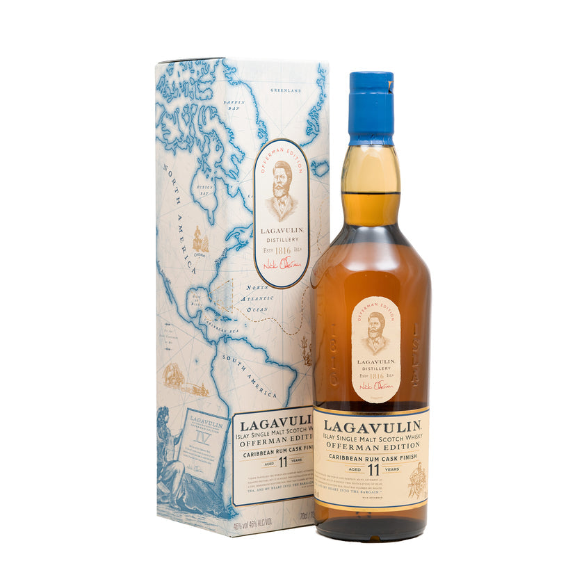 Lagavulin Distillery Offerman Edition Caribbean Islay Single Malt Scotch Rum Cask 11 year 750 ML