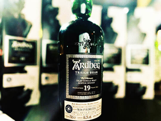 Ardbeg Traigh Bhan The Ultimate Islay Single Malt Scotch Whiskey (Batch TB/04-07.03.2003/22.CG) 19 year 750 ml