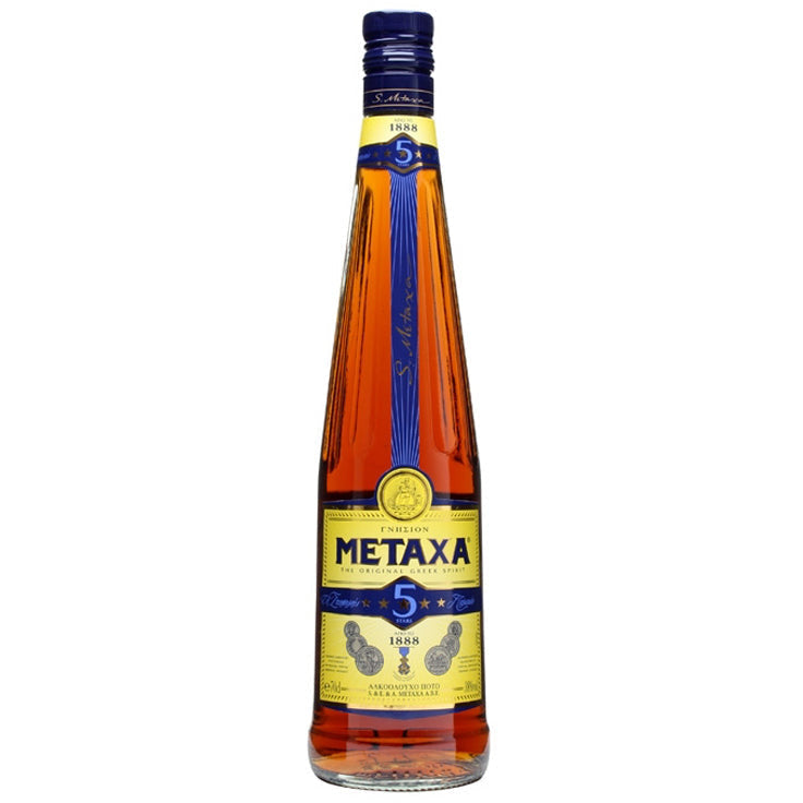 Metaxa 5 Star Brandy Greek Liqueur 750 ml