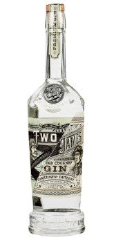 Two James Handcrafted Old Cockney Gin 750 ml