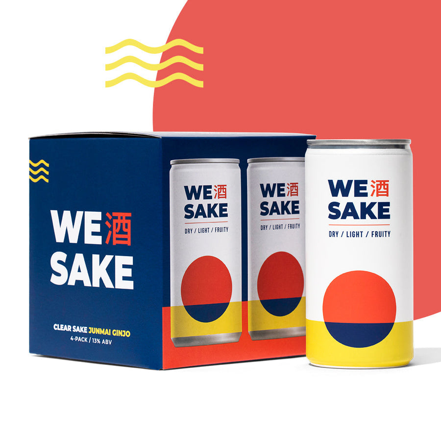 We Sake Clear Sake Junmai Ginjo (4 Pack) 200ml