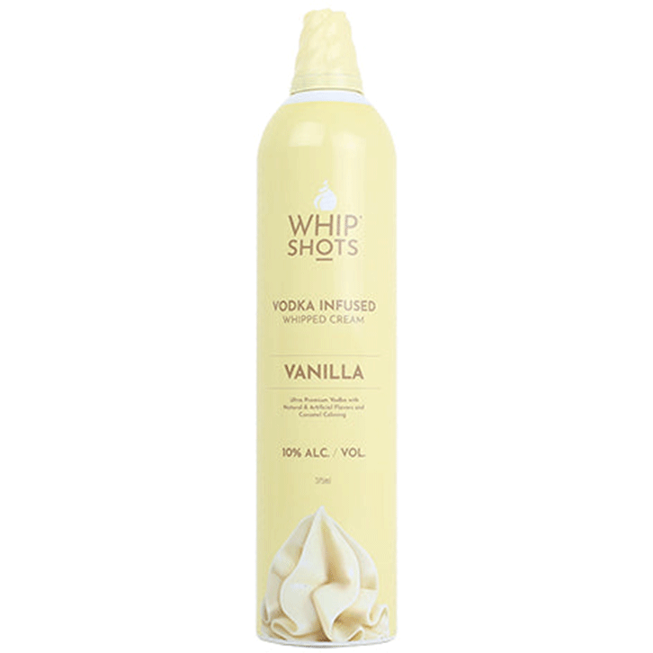 Whip Shots Vanilla Vodka Infused Whipped Cream 375 ML
