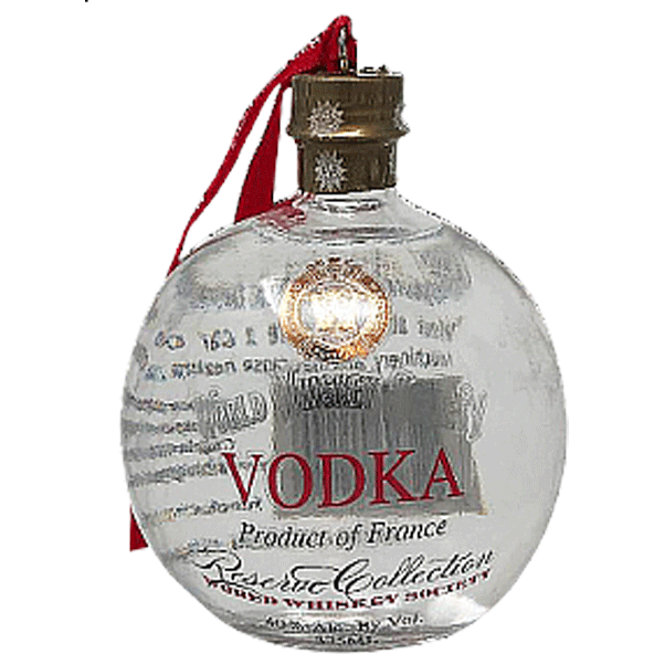 World Whiskey Society Christmas balls Vodka 375 ml